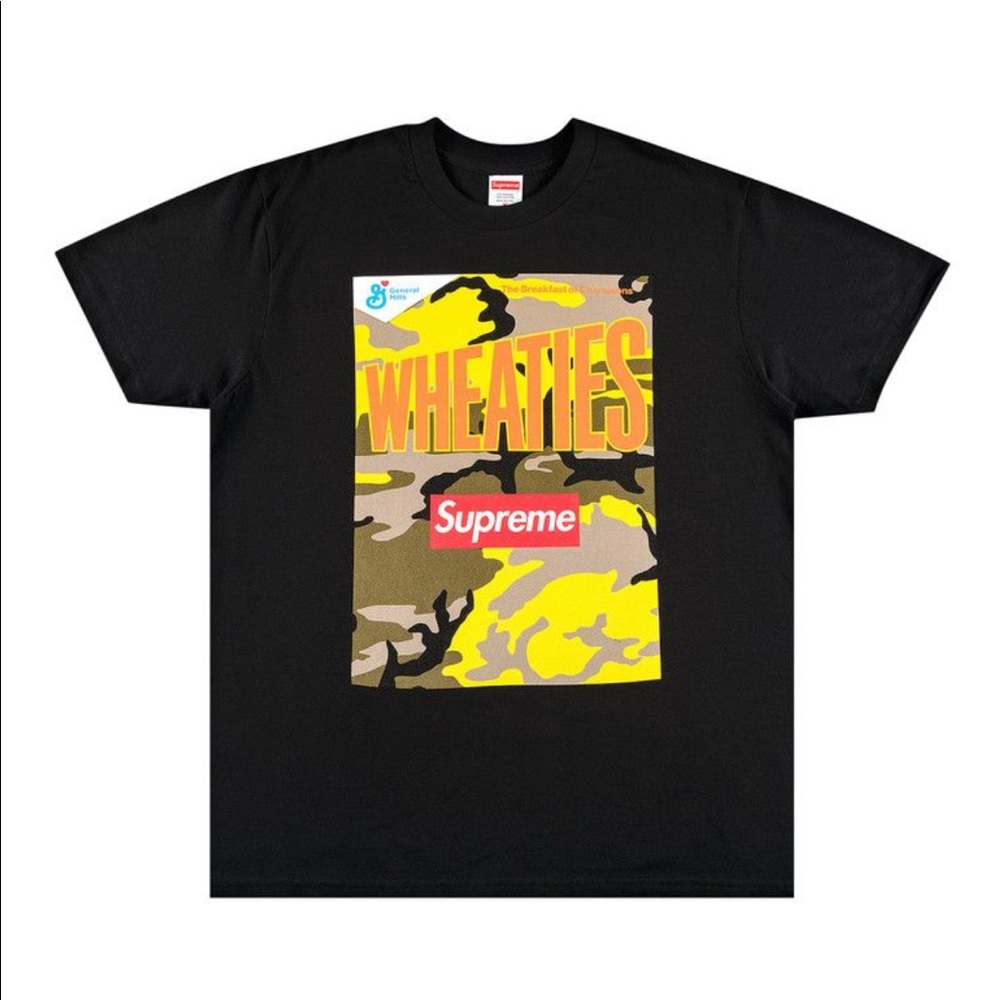 Supreme x Wheaties Tee - Black